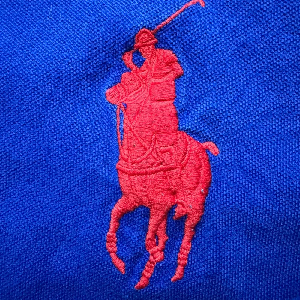 Polo Ralph Lauren Men’s Long Sleeve Polo Shirt Size 2XLT Tall Blue Big Pony Logo
